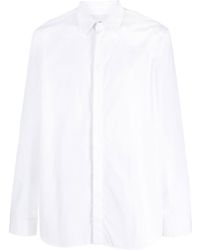 Jil Sander - Long-Sleeved Poplin Shirt - Lyst