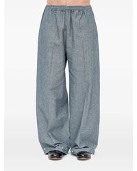 Setchu - Button-Detail Wide-Leg Trousers - Lyst