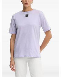 Patrizia Pepe - Logo-Patch Short-Sleeve T-Shirt - Lyst