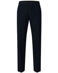 SELECTED - Drawstring Trousers - Lyst