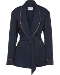 Maison Margiela - Belted Blazer - Lyst
