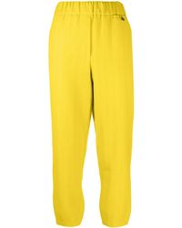 Alysi - Stripe-Pattern High-Waist Trousers - Lyst