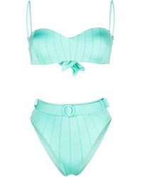 Noire Swimwear - Bikini con cinturón y talle alto - Lyst