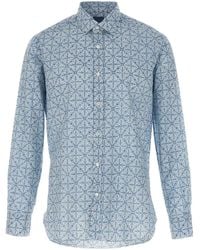 Barba Napoli - Patterned Long-Sleeve Shirt - Lyst