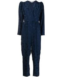 Stella McCartney - Horse Jacquard Deep-v Jumpsuit - Lyst