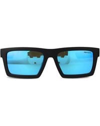 Prada Linea Rossa - Square-Frame Sunglasses - Lyst