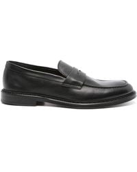 Doucal's - Penny Slot Leather Loafers - Lyst