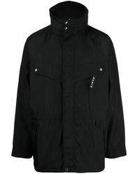 Givenchy - Logo Print Parka Jacket - Lyst