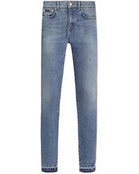 Dolce & Gabbana - Frayed-Hem Jeans - Lyst