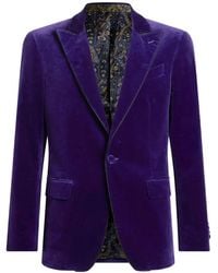 Etro - Blazer À Simple Boutonnage - Lyst