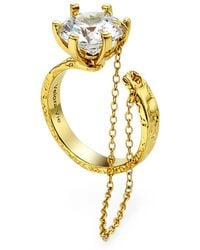 Velora Vie - The Bound Flame Embellished Ring - Lyst