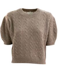 Lisa Yang - T-Shirt Con Maniche A Palloncino - Lyst