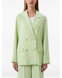 Pennyblack - Blazer Met Krijtstreep En Dubbele Rij Knopen - Lyst