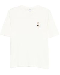 Maison Kitsuné - Dressed Fox Cotton T-Shirt - Lyst