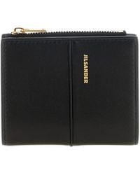 Jil Sander - Linea Stitching Mini Wallet - Lyst