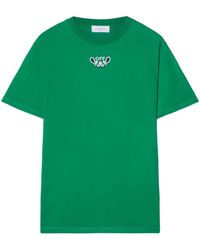 Off-White c/o Virgil Abloh - Bandana Arrow Cotton T-Shirt - Lyst
