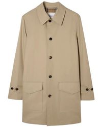 Burberry - Mid-Length Tropical Gabardine Meadowbank Car Coat - Lyst