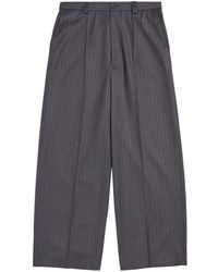 Balenciaga - Pinstriped Tailored Trousers - Lyst