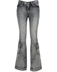 BOHEMSEO - Washed Cargo Jeans - Lyst