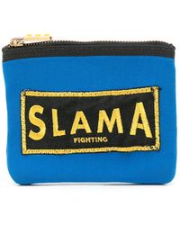 Amir Slama - Embroidered-Logo Purse - Lyst
