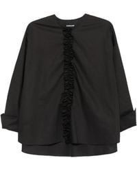 Susanne Bommer - Ruffled Long-Sleeve Shirt - Lyst