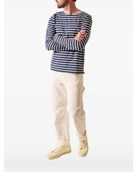 Saint James - Minquiers Striped Long-Sleeve T-Shirt - Lyst