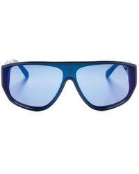 Moncler - Tronn Sonnenbrille mit Logo - Lyst