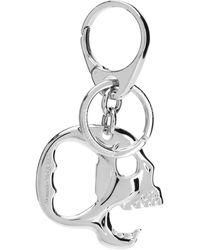 Alexander McQueen Llavero con colgante de calavera - Multicolor