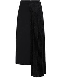 KARL LAGERFELD - Asymmetric Sequin Skirt - Lyst