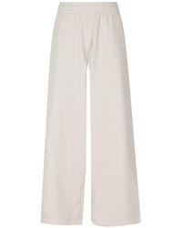 Woc - Elasticated-Waist Wide-Leg Track Pants - Lyst
