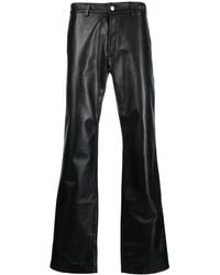 MISBHV - X Ufo361 Slight-Flare Leather Trousers - Lyst