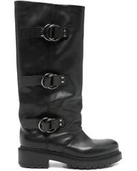 METISSE - Buckle-Detail Boots - Lyst