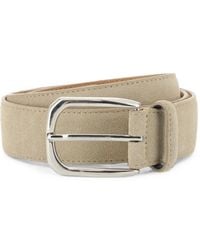 BOGGI - Suede Leather Belt - Lyst