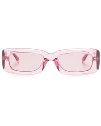 Linda Farrow - X The Attico Mini Marfa Rectangle-frame Sunglasses - Lyst