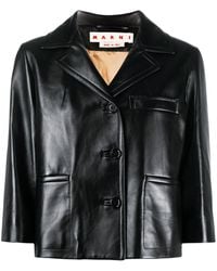 Marni Chaqueta de manga corta - Negro