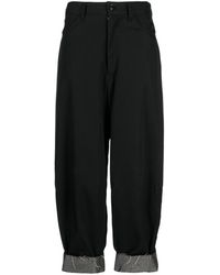 Y's Yohji Yamamoto - Pantalones ajustados con detalle de rayas - Lyst