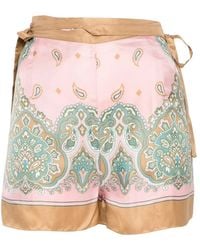 Pinko - Merengue Paisley-Print Tie-Waist Pareo - Lyst