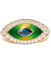 Marie Lichtenberg - Evil Eye Metric Diamond Ring - Lyst