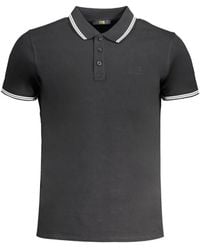 Roberto Cavalli - Embroidered-Logo Tipped Polo Shirt - Lyst