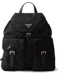 Prada - Zaino Con Fibbia Re-Nylon Piccolo - Lyst