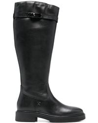 Keys - Buckle Strap Boots - Lyst