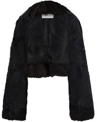 Ferragamo - Shearling Coat - Lyst