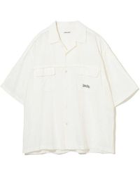 Undercover - Logo-Embroidery Short-Sleeve Shirt - Lyst
