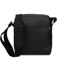 Calvin Klein - Logo-Debossed Messenger Bag - Lyst