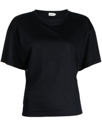 GOODIOUS - Crew-neck Cropped T-shirt - Lyst
