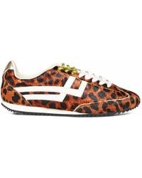 Pro Keds - Racer 77 Leopard-Print Leather Sneakers - Lyst