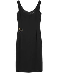 Versace - Safety Pin Midi-Jurk - Lyst