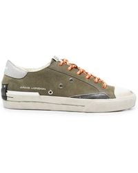 Crime London - Recut Low Distressed-Effect Lace-Up Sneakers - Lyst