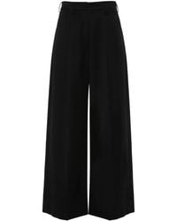 Simone Rocha - Pleated Wide-Leg Trousers - Lyst