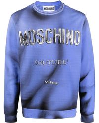 Moschino - Sweater Met Logoprint - Lyst